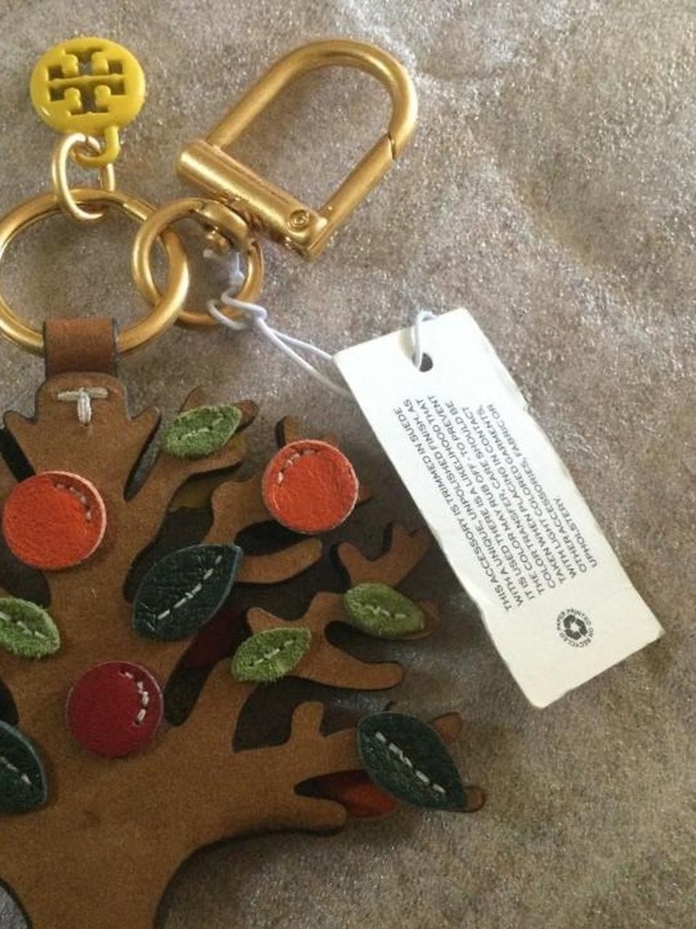 Tory Burch Origami Tree Keychain - Picture 3 of 5